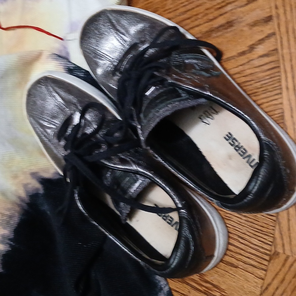 Converse‎ Metallic Gold W Blk. Star, Women's Sz.10 - Picture 13 of 16
